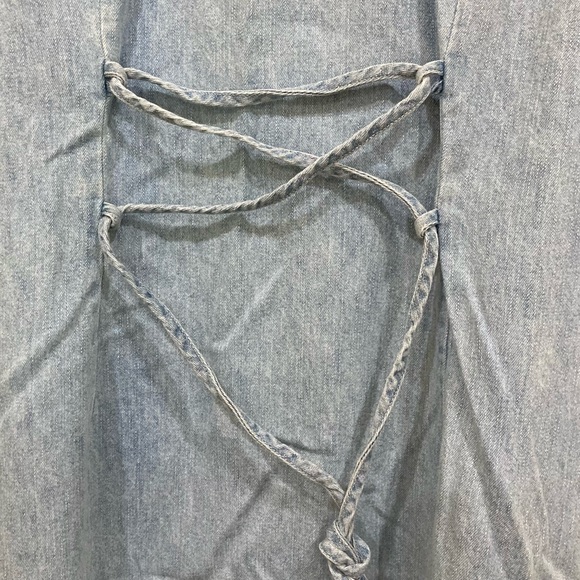 Vintage Demin Studio Ease Woman size 16 denim 2-pc set with summery embroidery - Picture 6 of 16